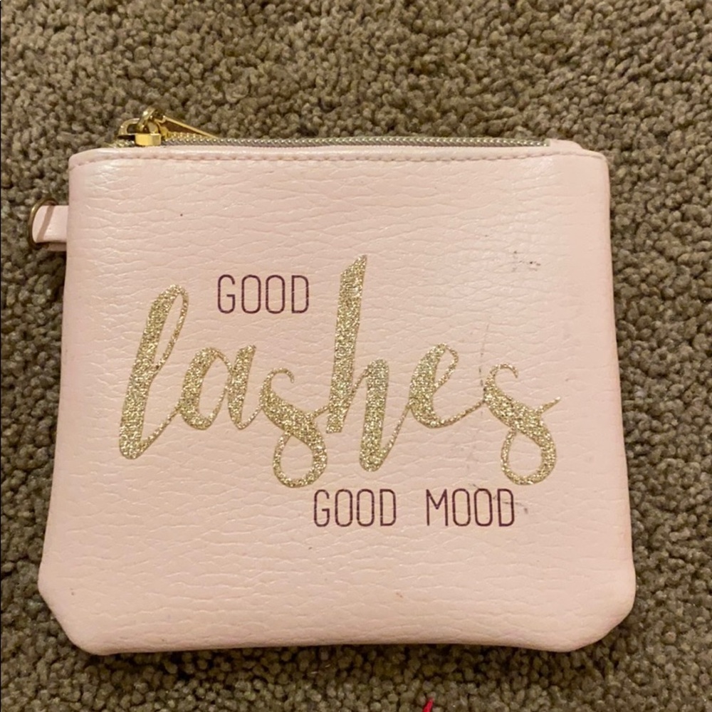 pink makeup bag